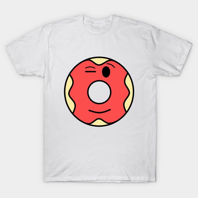 The Winking Donut T-Shirt by Bubba Creative